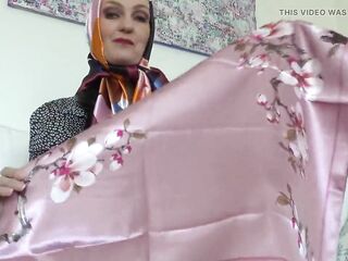 My Shiny Satin Scarves Will Turn YOU on! Lady Victoria Valente