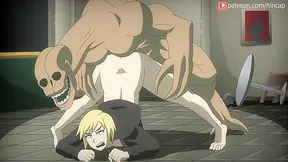 Futa Beast Dominates Stranger with Massive Purple Cock in Parasite Eve Horror Erotic