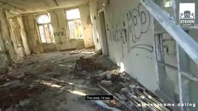 Andy Star and Candy Alexa's Wild Encounter in an Abandoned Airport Hangar!