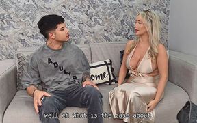 Big-titted Lawyer Charges Her Fees with a Cock - Danner Mendez & Tatiana Alvarez