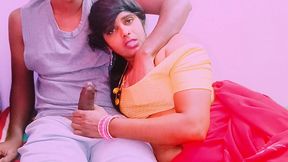 red saree stepmom enjoyed stepson big long dick. telugu adio dirty talks.