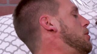 SEXY SEDUCTION Fit Stud Gabriel Alanzo Debases Elder Daddy Hans Berlins Tight Rear Door!