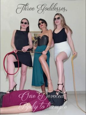 Three Goddesses, One Devoted Body to trample