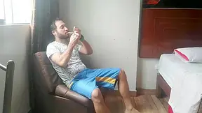 Getting A Visit From A Young Bear Who Wants My Cock