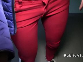 Fucks Journalist In Public