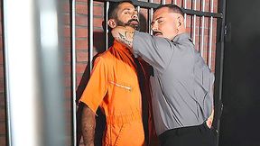 Edging in Jail with Max Sexystache & Enrique Yohel for ManUpFilms