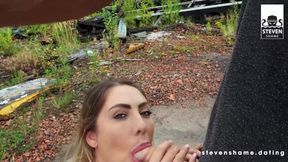Mia Blow and Bodo enjoyed a rough sex outside in Berlin! StevenShame