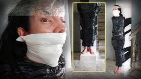 The Levitating Mummy – Mummified Maria Suspended, Gagged, Wrapped, and Left Hanging (high res mp4)