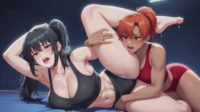 Female Wrestling Fantasies #10B: Confessions of the Flexible Contortionist Submissive (Animated)