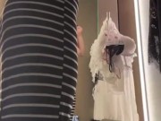 Extreme masturbate in changing room