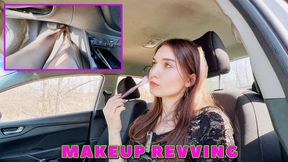 REGINA MAKE UP REVVING BLACK NYLON HIGH HEELS_4K HDR Dolby Vision (real video) FULL VIDEO 13 MIN