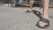 I leave my clothes behind and take a RISKY, long walk, completely naked (pre-cum @ 4:54)