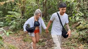 My first time with my stepson at the river - Monique Fuentes &amp; Danner Mendez