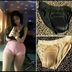 Calcinha modelo boceta