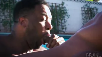 Micah Martinez and Tony Genius Bareback by the Pool