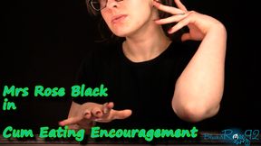 Cum Eating Encouragement