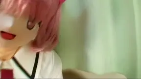 MILF Miraidōga Heats Up in Sexy Kigurumi Sweat-Filled Roleplay Swap