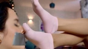 The Slave Woman Is Smelling Socks And Pantyhose Of Her Lady In The Prison Box - Part 01 - HD 2560x1440