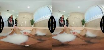 BRAZZERS - Gabbie Carter Gets Her Curvy Body Lathered Up & Her Pussy Pounded Hard In The Bubble Bath