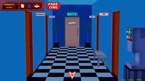 3D Busty Nurse takes care of broke guy