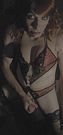 Sultry crossdresser slow strokes his hard cock