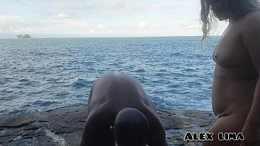 Eu fui trazar com a , Paty Bumbum , Na praia