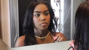 Ebony make up fetish!