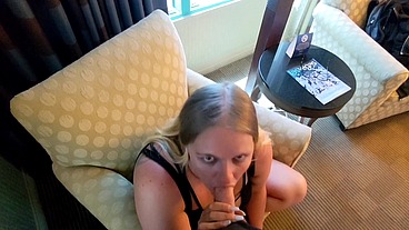 Booked a hotel room and fucked all weekend with gorgeous blonde bbw!