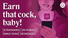 ASMR Audio Porn: Male Dom Fucks Female Sub in Public - BDSM Hookup &ndash_ Pussy Worship - Erotic Audio for Women