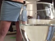 Horny Guy Moans & Drinks His Own Cum! Multiple Male Orgasms