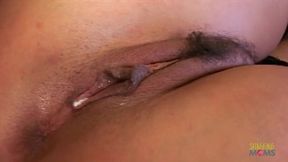 Blonde cougar goes wild getting facefucked and creampie pounded
