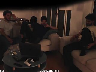 str8 ally jerks off with homo pair - real amateur