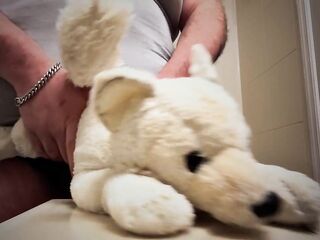 Cumslut Arctic Fox Plush Screwed Hard and Gets a Wonderful Facial