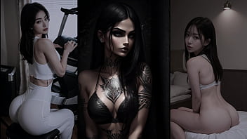 Succubus City Girl Sucks and Rides Cock