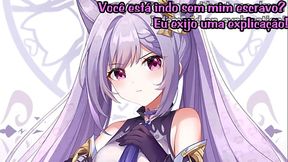 Ganyu Coloca voc&ecirc_ para Trabalhar - Genshin Impact Femdom Joi