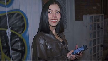 Amateur Latina Goth GF gets pounded in doggystyle position