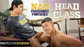NEXT DOOR STUDIOS - Asian Tutor Gets His Hole Wrecked By Fratboy Jayden Marcos's