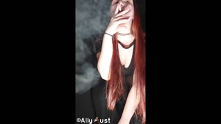Smoking in spandex