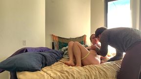 stepmom gets turned on when her stepson rubs her - erin electra