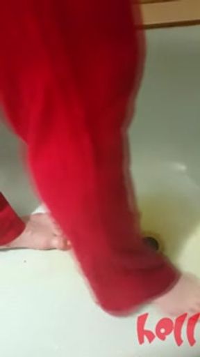 Made Pants WET and play with PISS