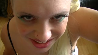 dirty slutty talk, gagging on dildos, spitting and pee on floor Sookie SOLO