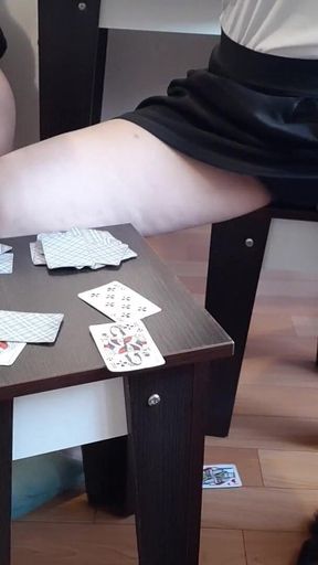 A Card Game Ended in a Homemade Lesbian Threesome