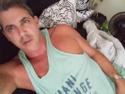 BIG BONER DILF Celeb Cory Bernstein shows morning BIG DICK