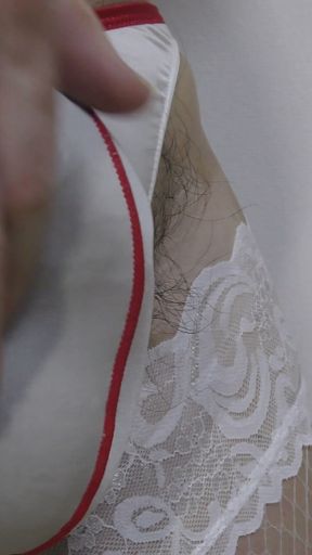 White Tights &amp; White Panties   Clip 2