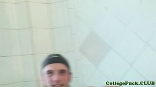 College Teenager Assfucking at Spa