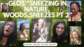 GORGEOUS LADIES OF SNEEZE WOODS, NATURE AND HUFF AND PUFF AND SNEEZE THE HOUSE DOWN PART 2 wmv VERSION