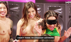 RAFAELA LIMA AND HER NAUGHTY FRIENDS HAVE AN ORGY ON A FAMOUS TV SHOW IN BRAZIL!