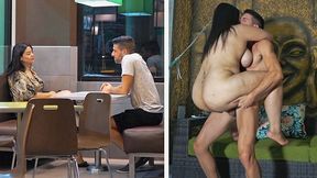 Slim Guy Dominates A Sexy Colombian Bbw After She Is Fed