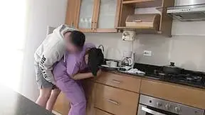 Stepmom With Huge Round Ass Works As A Maid And Gets Fucked By The Boss