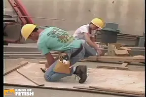 Construction Worker Blows a Colleague and Bangs His Asshole After Finishing Work